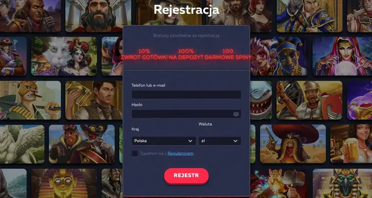 Rejestracja w Vavada